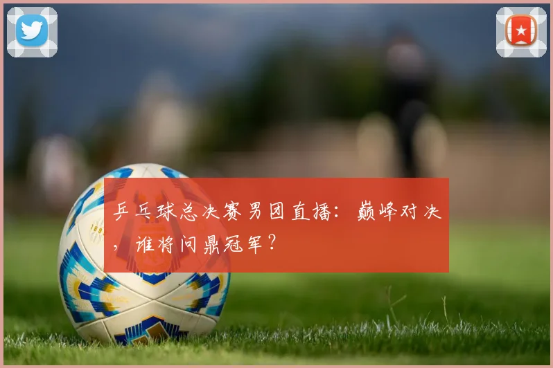乒乓球总决赛男团直播:巅峰对决,谁将问鼎冠军?